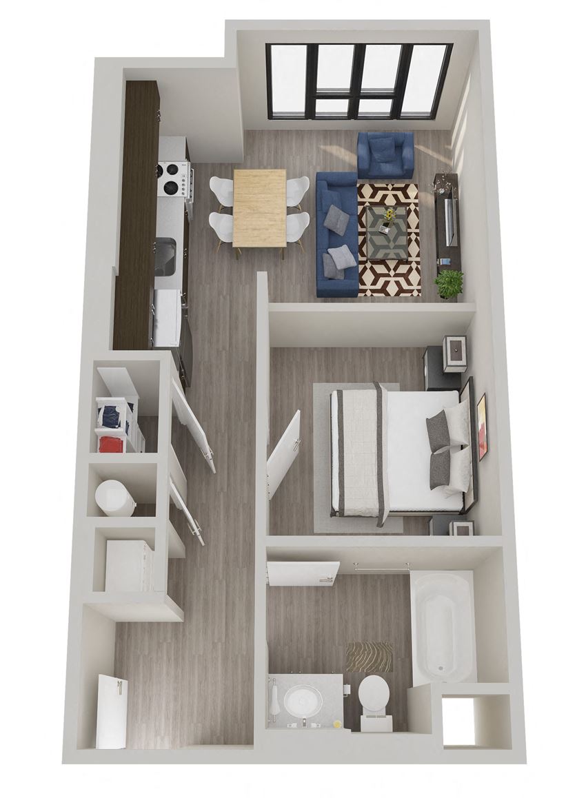 The Hixon Apartments S1 Floor Plan The Hixon Apartments S1 Floor Plan